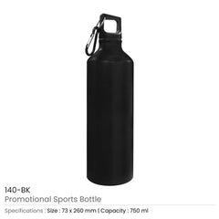 Custom Printed Promotional Sports Bottles - Stainless Steel | Logo Branding Corporate Gift | UAE Delivery | Yalla Printing UAE