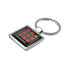 Custom Printed Square Metal Keychains - Stainless Steel | Logo Branding Corporate Gift | UAE Delivery | Yalla Printing UAE