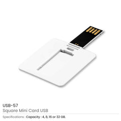 Custom Printed Square Mini Card USB | Exhibitions, Conferences, Corporate Events | Yalla Printing UAE