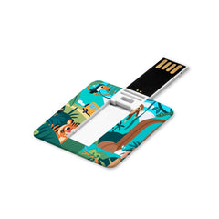 Custom Printed Square Mini Card USB | Exhibitions, Conferences, Corporate Events | Yalla Printing UAE