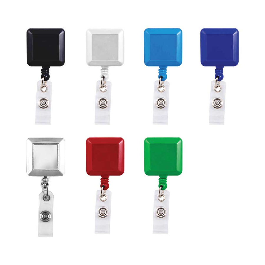 Square Badge Reels | Custom Packaging Printing | Free Design Support | Yalla Printing UAE