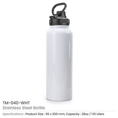 Custom Printed Double Wall Stainless Steel Bottles - Stainless Steel | Logo Branding Corporate Gift | UAE Delivery | Yalla Printing UAE