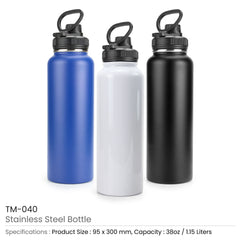 Custom Printed Double Wall Stainless Steel Bottles - Stainless Steel | Logo Branding Corporate Gift | UAE Delivery | Yalla Printing UAE