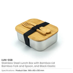Caps & Headwear – Stainless Steel Lunch Box with Bamboo Lid & Strap | Custom Packaging Printing | Free Design Support | Yalla Printing UAE