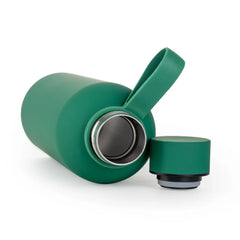 Stainless Steel Water Bottles 500ml – Double Wall, Matte Finish, Soft-touch Rubber Coating