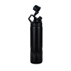 Custom Printed Stainless Steel Water Bottles In Black Matte, Double Wall, 620Ml - Stainless Steel | Logo Branding Corporate Gift | UAE Delivery | Yalla Printing UAE