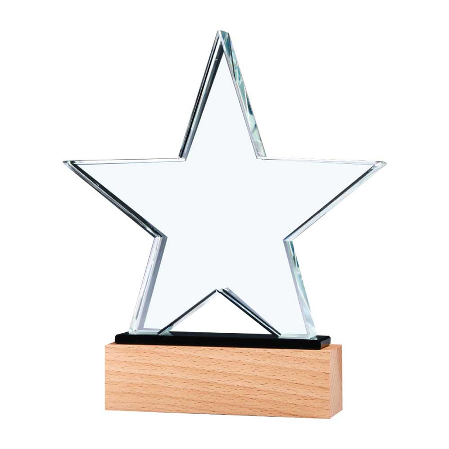 Custom Printed Star Shaped Crystal Awards | Exhibitions, Conferences, Corporate Events | Yalla Printing UAE
