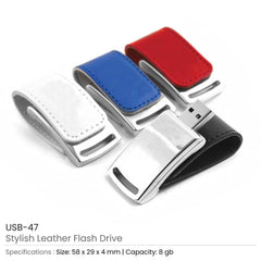 Custom Printed Stylish Leather USB Flash Drives | Exhibitions, Conferences, Corporate Events | Yalla Printing UAE