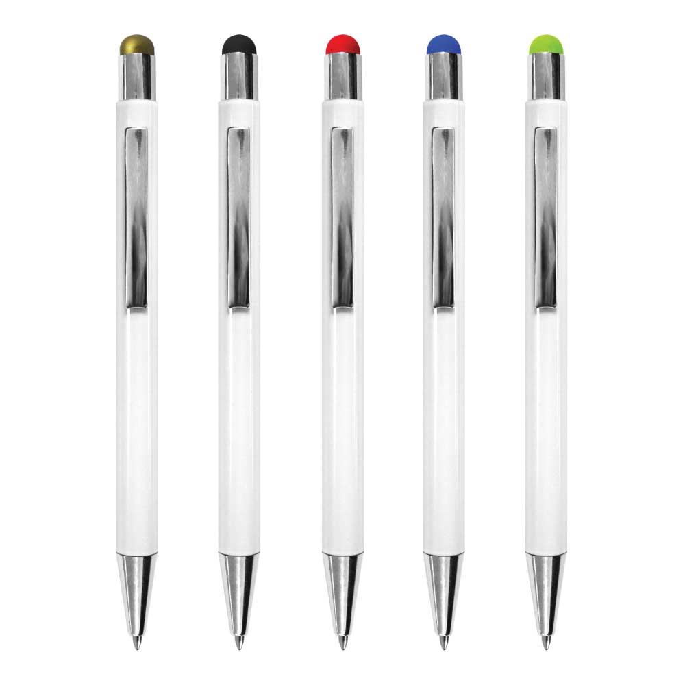 Custom Printed Stylus Metal Pens - Stainless Steel | Logo Branding Corporate Gift | UAE Delivery | Yalla Printing UAE