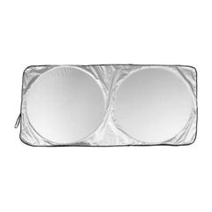Custom Printed Sun Shades Silver | Logo Branding Corporate Gift | UAE Delivery | Yalla Printing UAE