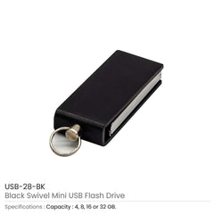 Custom Printed Mini Swivel USB Flash Drives | Logo Branding Corporate Gift | UAE Delivery | Yalla Printing UAE