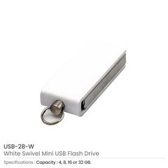 Custom Printed Mini Swivel USB Flash Drives | Logo Branding Corporate Gift | UAE Delivery | Yalla Printing UAE