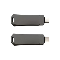 Swivel OTG USB in Gun Metal 64GB V. 3.0 Type C