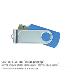 Swivel USB Two Side Print | Custom Packaging Printing | Free Design Support | Yalla Printing UAE