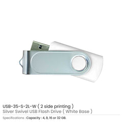 Swivel USB Two Side Print | Custom Packaging Printing | Free Design Support | Yalla Printing UAE