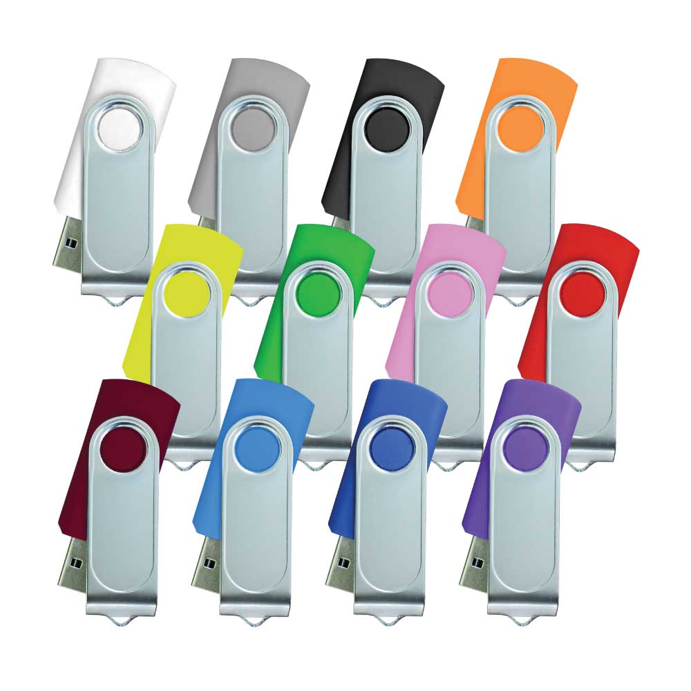 Swivel USB Two Side Print | Custom Packaging Printing | Free Design Support | Yalla Printing UAE