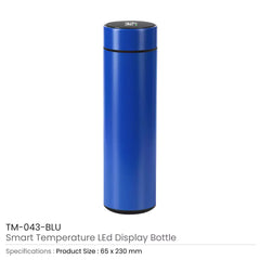 Custom Printed Double Wall Bottles with Temperature Display 500ml - Ramadan Gifts | Custom Packaging Printing | Free Design Support | Yalla Printing UAE