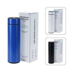 Custom Printed Double Wall Bottles with Temperature Display 500ml - Ramadan Gifts | Custom Packaging Printing | Free Design Support | Yalla Printing UAE