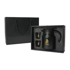 Custom Printed Arabic Tea & Coffee Pot With Cups Set 1000 Ml | Custom Branded Bag | UAE Delivery | Yalla Printing UAE