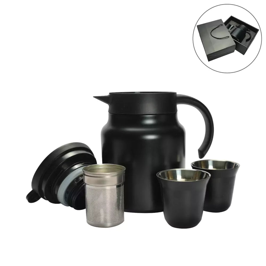 Arabic Tea &amp; Coffee Pot with Cups Set 1000 ml