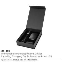 USB Drives – Premium Corporate Tech Gifts in Black Magnetic Closure Gift Box | Custom Packaging Printing | Free Design Support | Yalla Printing UAE