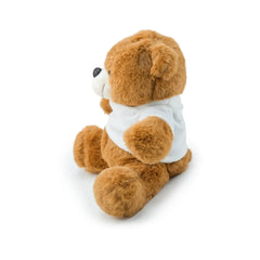 Custom Printed Promotional Teddy Bear Toys With Printable White Tshirt | Custom Apparel Branding | UAE Delivery | Yalla Printing UAE