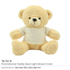 Custom Printed Promotional Teddy Bear Toys With Printable White Tshirt | Custom Apparel Branding | UAE Delivery | Yalla Printing UAE