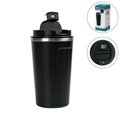 Custom Printed Temperature Display Black Tumblers In Ss 510Ml | Logo Branding Corporate Gift | UAE Delivery | Yalla Printing UAE