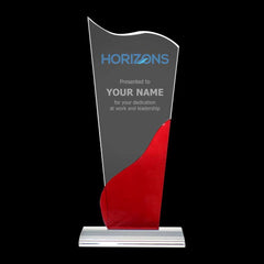 Custom Printed Tower Shaped Crystal Awards | Custom Packaging Printing | Free Design Support | Yalla Printing UAE