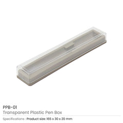 Custom Printed Transparent Pen Boxes And Pen Cases - Portable Structure | Custom Packaging Printing | Free Design Support | Yalla Printing UAE