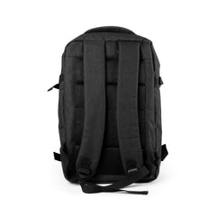 Custom Printed Travel Backpacks In Black Polyester Material - Premium Polyester Fabric | Premium Signage & Display Printing | Free Design Support | Yalla Printing UAE