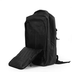 Custom Printed Travel Backpacks In Black Polyester Material - Premium Polyester Fabric | Premium Signage & Display Printing | Free Design Support | Yalla Printing UAE