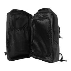 Custom Printed Travel Backpacks In Black Polyester Material - Premium Polyester Fabric | Premium Signage & Display Printing | Free Design Support | Yalla Printing UAE