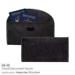 Custom Printed Travel Document Pouch | Custom Branded Bag | UAE Delivery | Yalla Printing UAE
