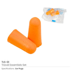Travel Essential Set in Black Pouch