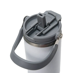 Custom Printed Tumbler With Handle And Straw Ss Double Wall 900Ml - Stainless Steel | Logo Branding Corporate Gift | UAE Delivery | Yalla Printing UAE