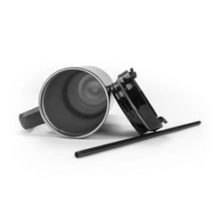 Tumblers With Handle And Straw In Stainless Steel 1200ml