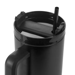 Mugs – Tumblers with Handle and Straw in Stainless Steel 1200ml | Custom Packaging Printing | Free Design Support | Yalla Printing UAE