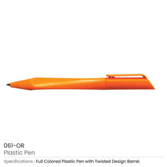 Custom Printed Twisted Design Plastic Pens | Logo Branding Corporate Gift | UAE Delivery | Yalla Printing UAE