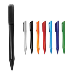 Custom Printed Twisted Design Plastic Pens | Logo Branding Corporate Gift | UAE Delivery | Yalla Printing UAE