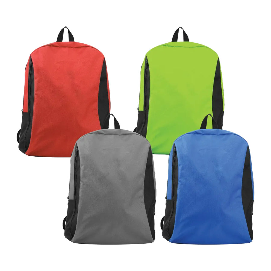Custom Printed Two - Toned Backpacks 600D Polyester Material - Premium Polyester Fabric | Premium Signage & Display Printing | Free Design Support | Yalla Printing UAE