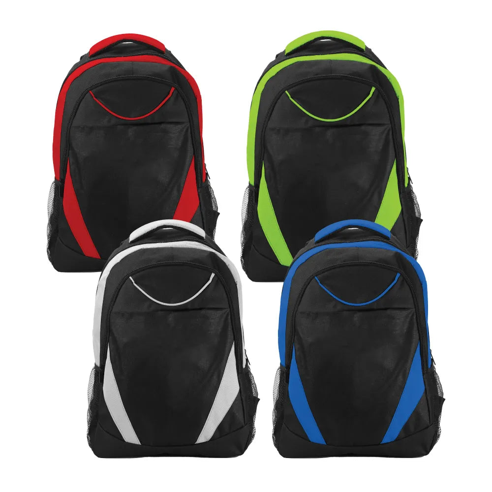 Custom Printed Two-toned Backpacks 600D Polyester Material | Exhibitions, Conferences, Corporate Events | Yalla Printing UAE