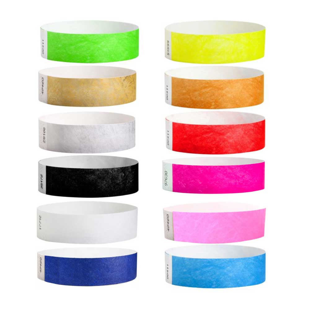 Custom Printed Tyvek Wristbands | Exhibitions, Conferences, Corporate Events | Yalla Printing UAE