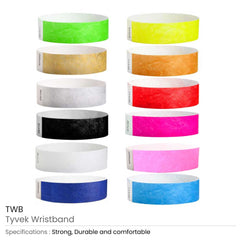 Custom Printed Tyvek Wristbands | Exhibitions, Conferences, Corporate Events | Yalla Printing UAE