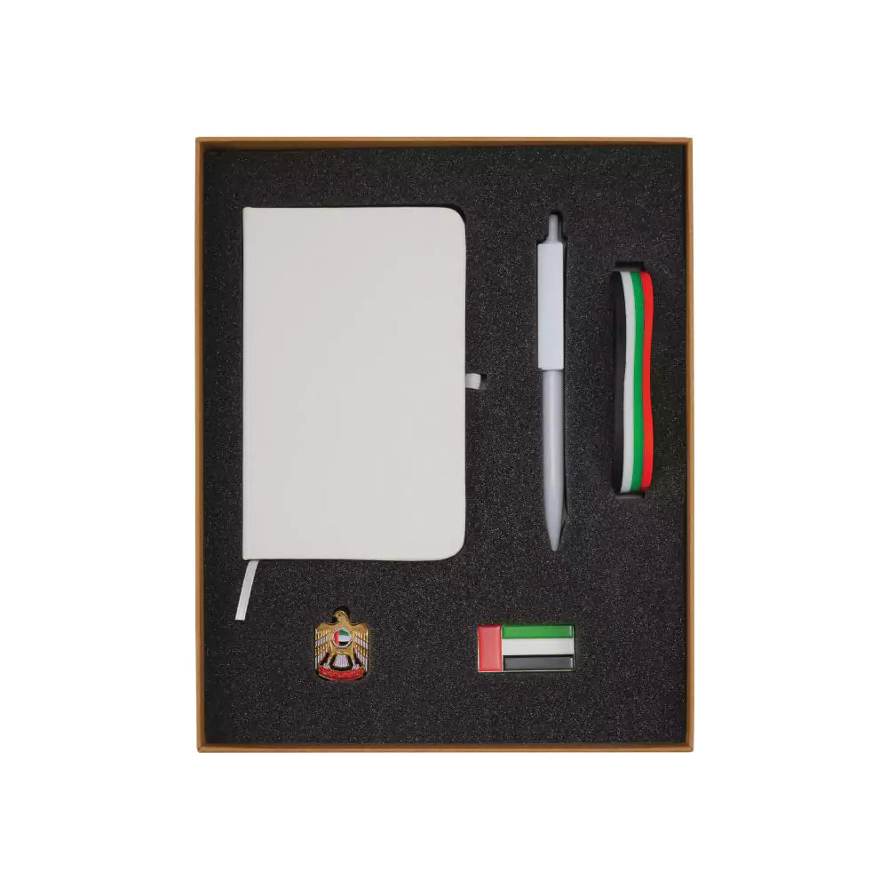 Custom Printed UAE Day 2024 Gift Sets In Cardboard Box Gs - UAE - 02 - Cardboard / Corrugated Board | Premium Signage & Display Printing | Free Design Support | Yalla Printing UAE
