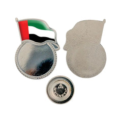 Caps & Headwear – UAE Flag Design Badges in Metal with Attachment | Premium Signage & Display Printing | Free Design Support | Yalla Printing UAE