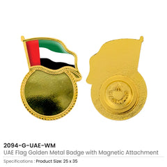 Caps & Headwear – UAE Flag Design Badges in Metal with Attachment | Premium Signage & Display Printing | Free Design Support | Yalla Printing UAE