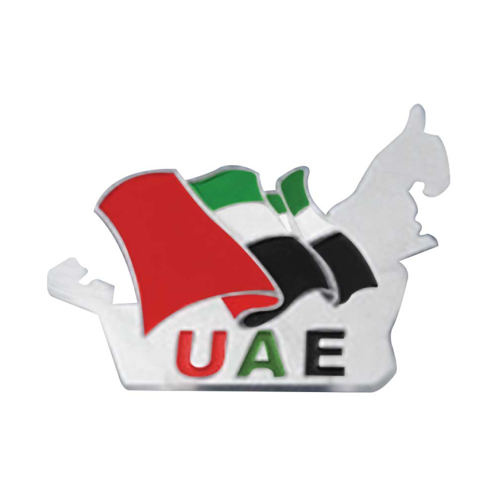 UAE Map Shape Flag Badges | Premium Signage & Display Printing | Free Design Support | Yalla Printing UAE