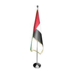 Custom Printed UAE Flag Large Size With Stand | Premium Signage & Display Printing | Free Design Support | Yalla Printing UAE
