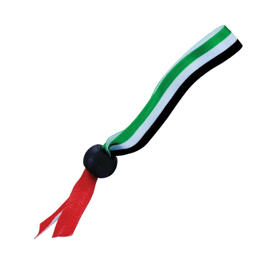 Custom Printed UAE Flag Ribbon Wristbands - Premium Polyester Fabric | Exhibitions, Conferences, Corporate Events | Yalla Printing UAE